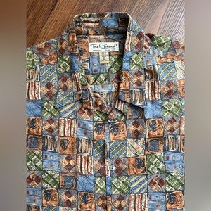Tori Richard Honolulu Hawaiian Print Vintage Button Front Shirt Men’s XL
